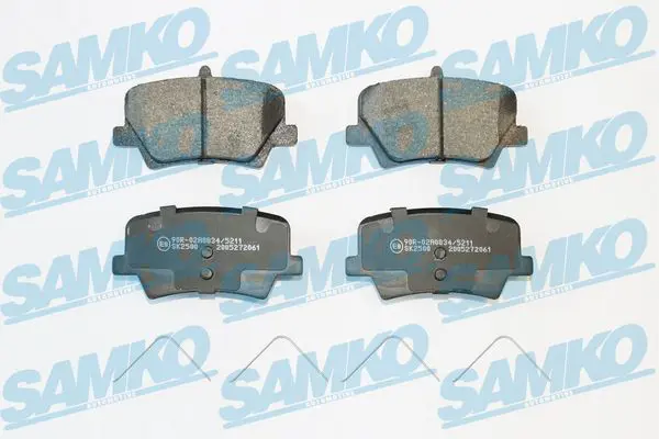 SAMKO 5SP2061 Brake Pad Set, disc brake