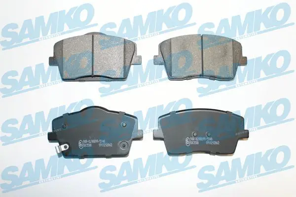 SAMKO 5SP2062 Колодки тормозные дисковые