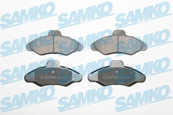 5SP383 Комплект тормозных колодок,