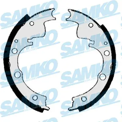 SAMKO 80250B Комплект тормозных колодок