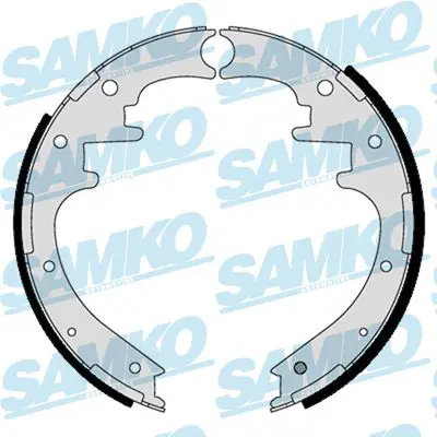 SAMKO 81125 Комплект тормозных колодок