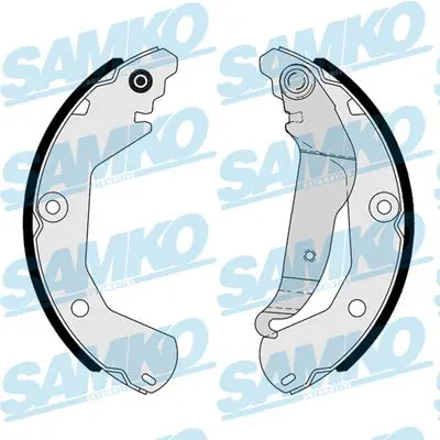 SAMKO 81163 Комплект тормозных колодок