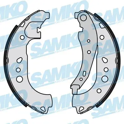 SAMKO 81181 Комплект тормозных колодок