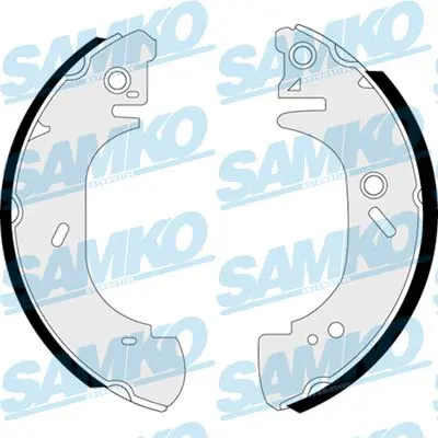 SAMKO 87400 Комплект тормозных колодок