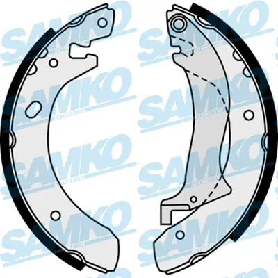 SAMKO 87510 Brake Shoe Set