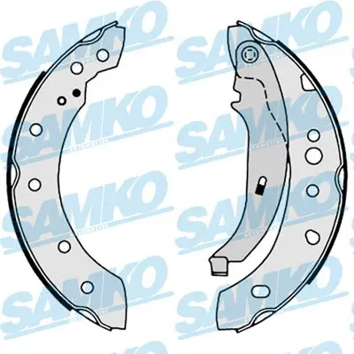 SAMKO 88680 Комплект тормозных колодок