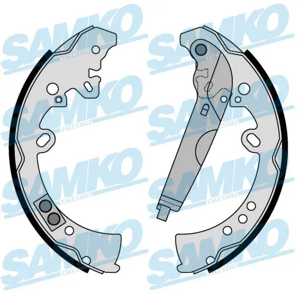 SAMKO 89205 Комплект тормозных колодок