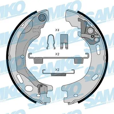 SAMKO 89570 Комплект тормозных колодок,