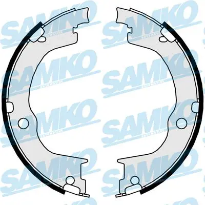 SAMKO 89750 Комплект тормозных колодок,