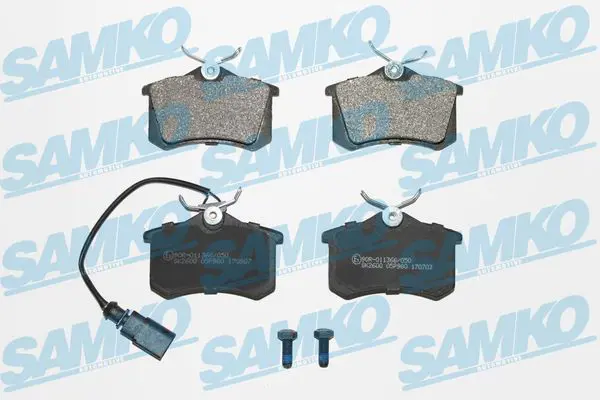 5SP980 Комплект тормозных колодок,