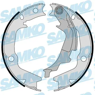 SAMKO 89430 КОЛОДКИ ТОРМОЗНЫЕ БАРАБАННЫЕ SAMKO