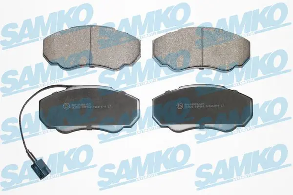 SAMKO 5SP966 Комплект тормозных колодок,