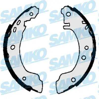SAMKO 86780 Комплект тормозных колодок