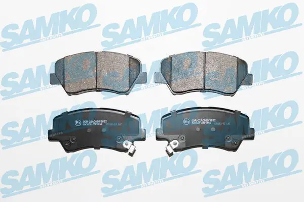 5SP1753 Комплект тормозных колодок,