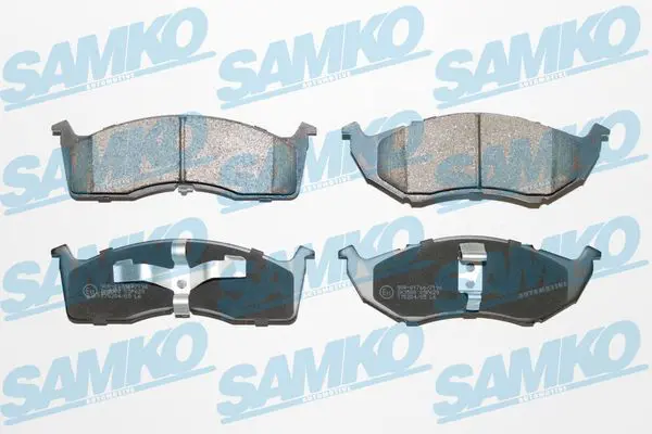 SAMKO 5SP629 Комплект тормозных колодок,