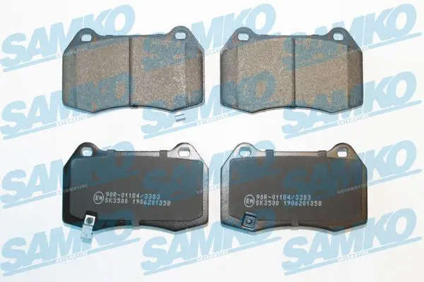5SP1358 Комплект тормозных колодок,