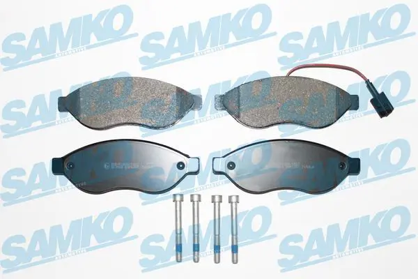 SAMKO 5SP1287 Колодки тормозные дисковые