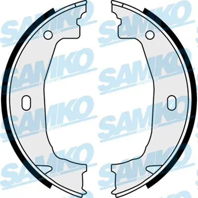 SAMKO 88100 Комплект тормозных колодок,