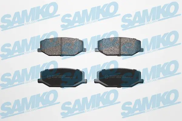 SAMKO 5SP290 Комплект тормозных колодок,
