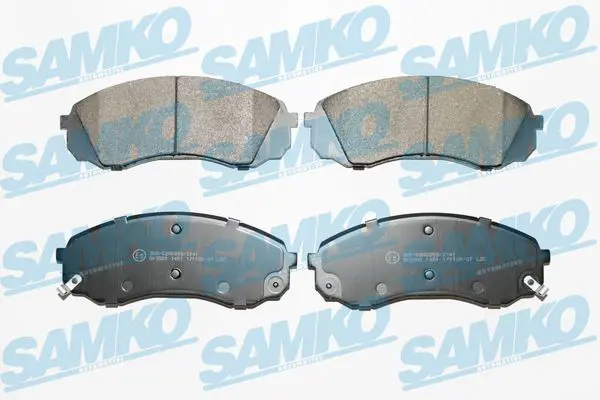 SAMKO 5SP1451 Комплект тормозных колодок,