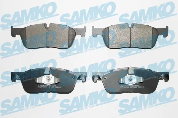 SAMKO 5SP1965 Комплект тормозных колодок,