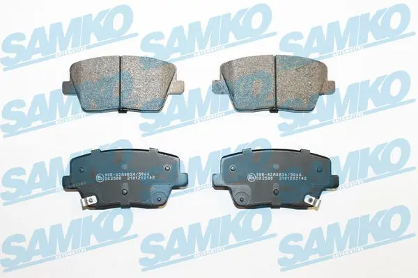 SAMKO 5SP2142 Комплект тормозных колодок,