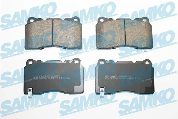SAMKO 5SP2173 Комплект тормозных колодок,