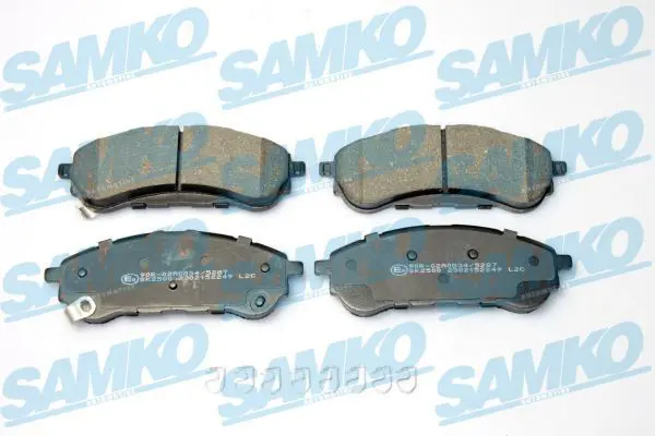 5SP2249 Комплект тормозных колодок,