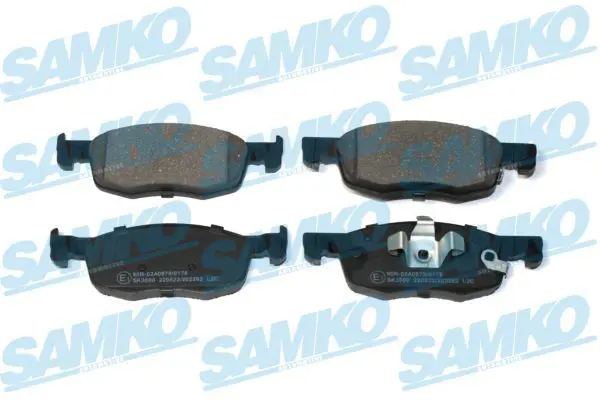 SAMKO 5SP2262 Комплект тормозных колодок,