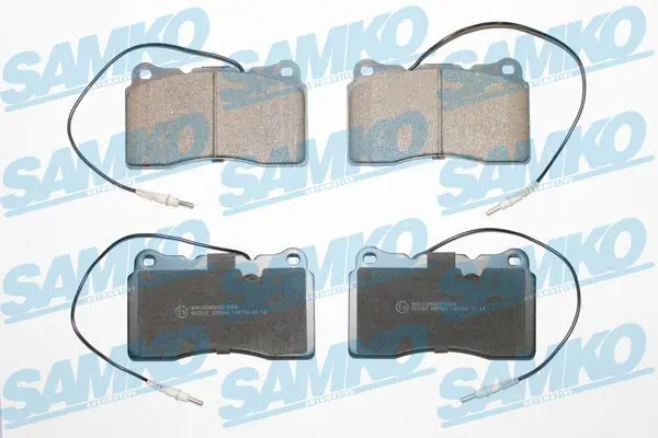 SAMKO 5SP863 Комплект тормозных колодок,