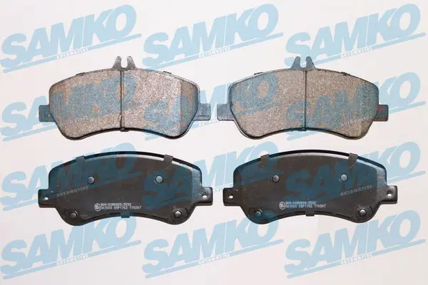 SAMKO 5SP1762 Комплект тормозных колодок,