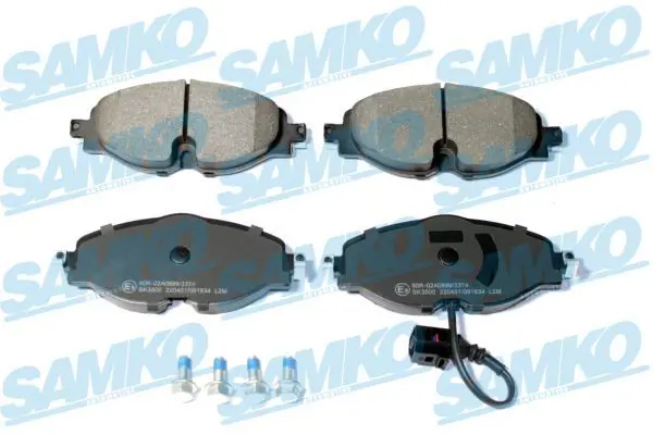 SAMKO 5SP1834 Колодки тормозные дисковые