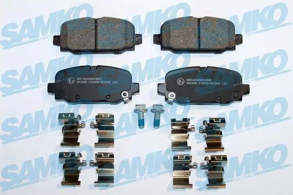 SAMKO 5SP2183K Комплект тормозных колодок,