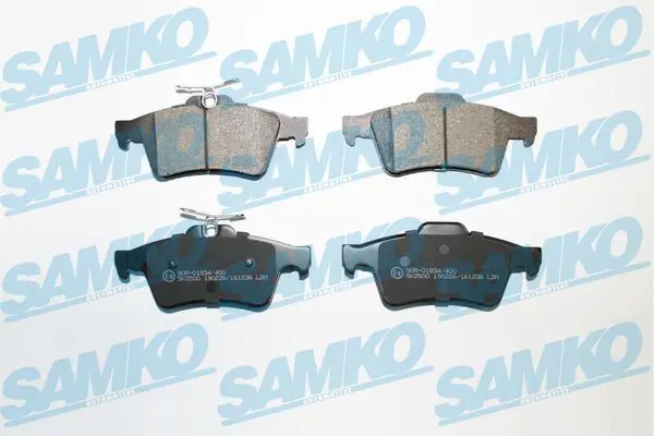 SAMKO 5SP1236 Комплект тормозных колодок,
