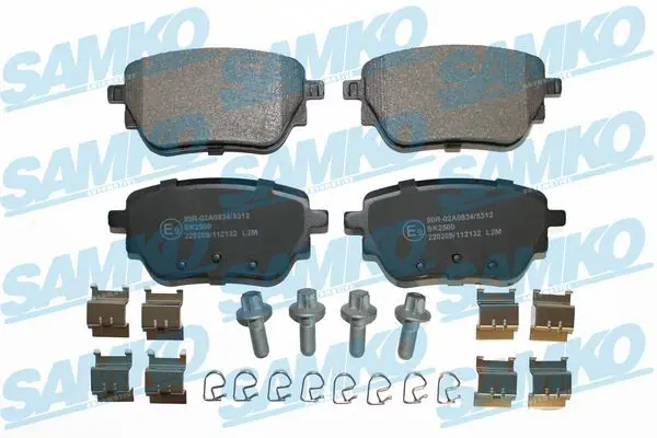 SAMKO 5SP2132K Brake Pad Set, disc brake