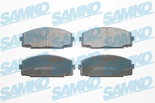 SAMKO 5SP577 Комплект тормозных колодок,