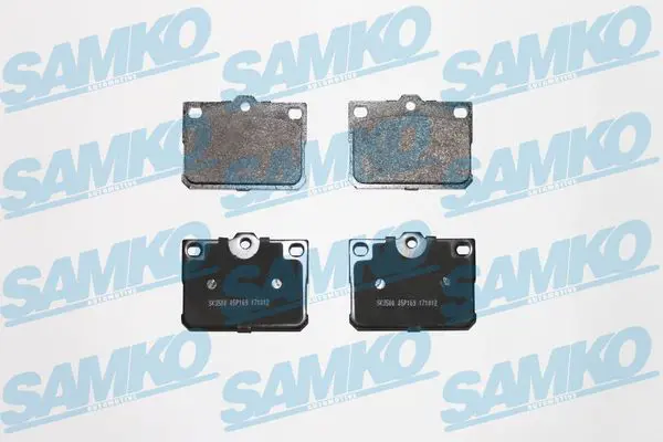 SAMKO 5SP169 Комплект тормозных колодок,