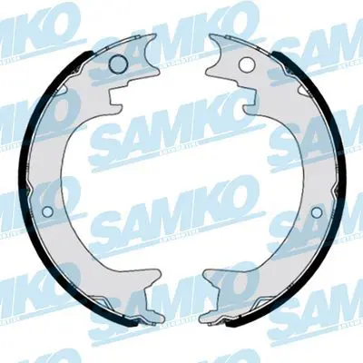SAMKO 81198 Комплект тормозных колодок,