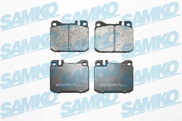 SAMKO 5SP211 Комплект тормозных колодок,