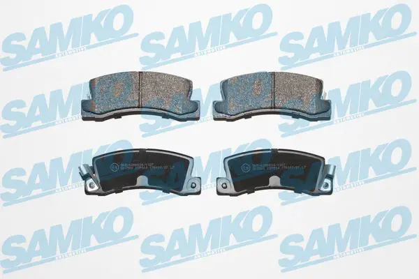 SAMKO 5SP514 КОЛОДКИ ТОРМОЗНЫЕ ДИСКОВЫЕ