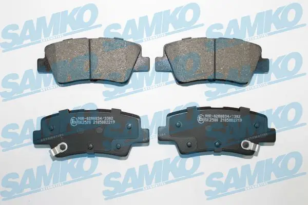 SAMKO 5SP2219 Комплект тормозных колодок,