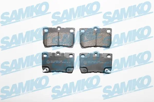 SAMKO 5SP1407 Комплект тормозных колодок,