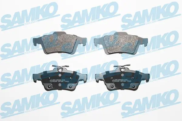 SAMKO 5SP1882 Комплект тормозных колодок,