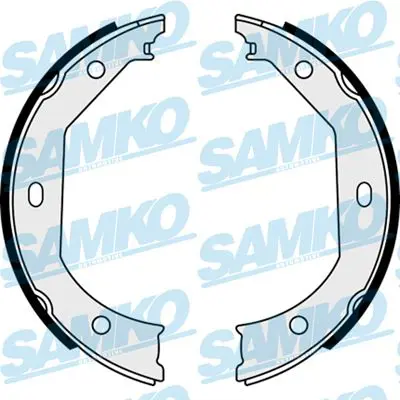 SAMKO 88090 Комплект тормозных колодок,