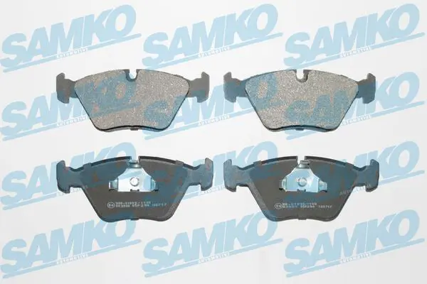 SAMKO 5SP296 Комплект тормозных колодок,