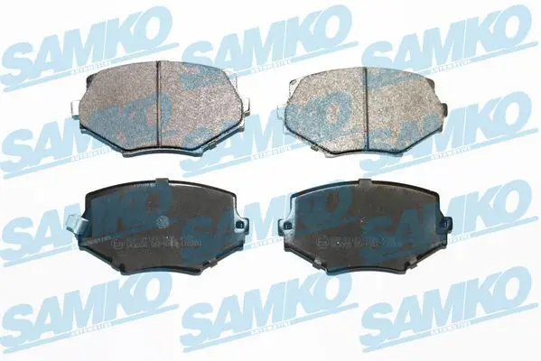 SAMKO 5SP1043 Комплект тормозных колодок,