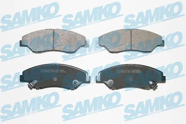 SAMKO 5SP1053 Комплект тормозных колодок,