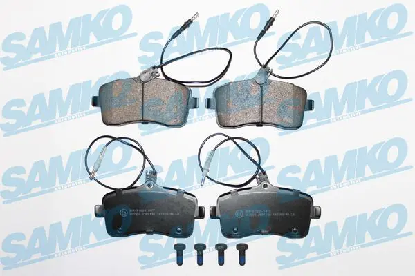 SAMKO 5SP1196 Колодки тормозные дисковые