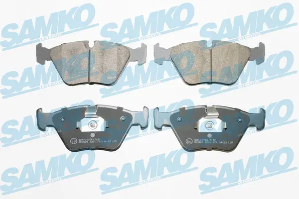 SAMKO 5SP1251 Комплект тормозных колодок,