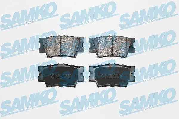 SAMKO 5SP1281 Комплект тормозных колодок,